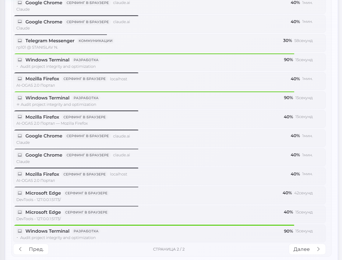 LogAgent screenshot 2