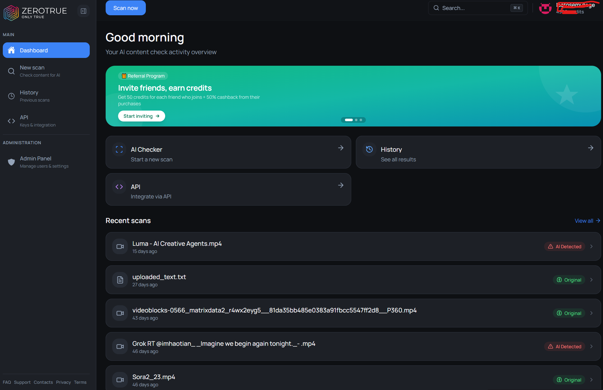 ZeroTrue screenshot 1